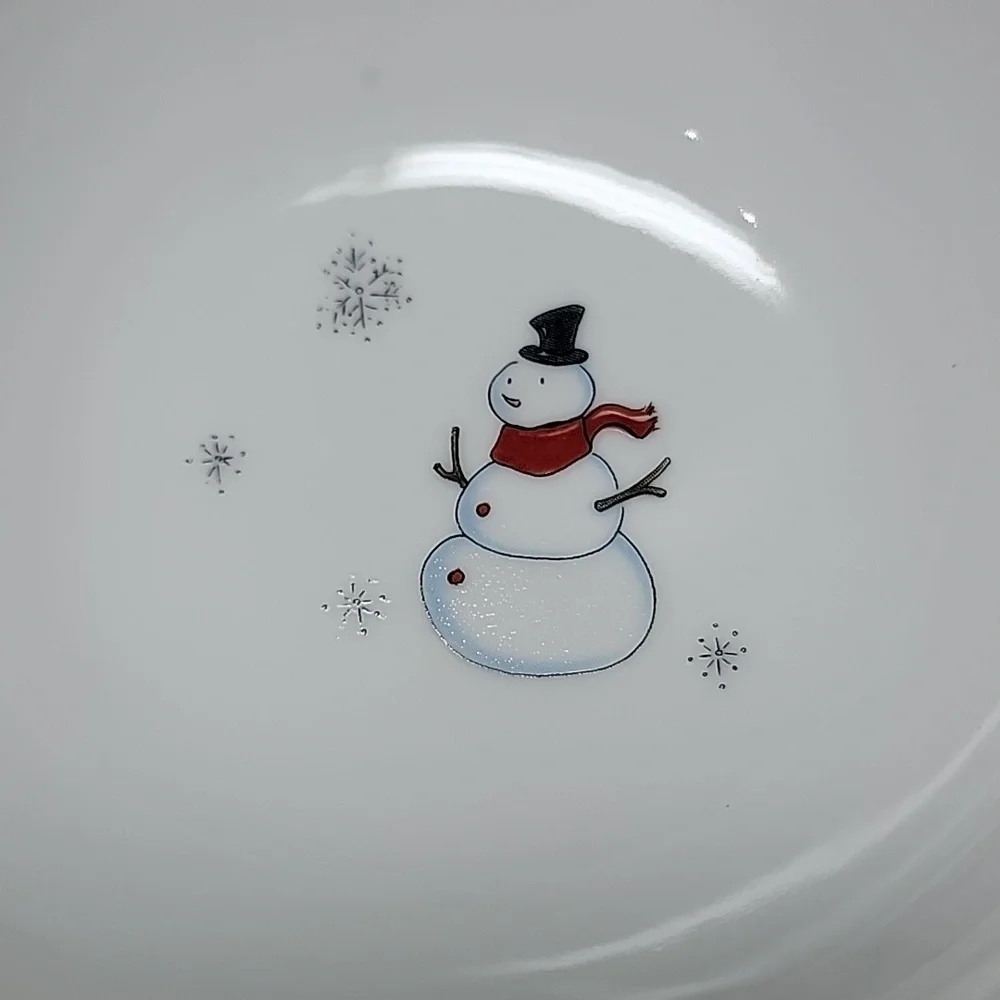 Pottery Barn Holiday Cheer Ornament Shaped Bowls set of 2